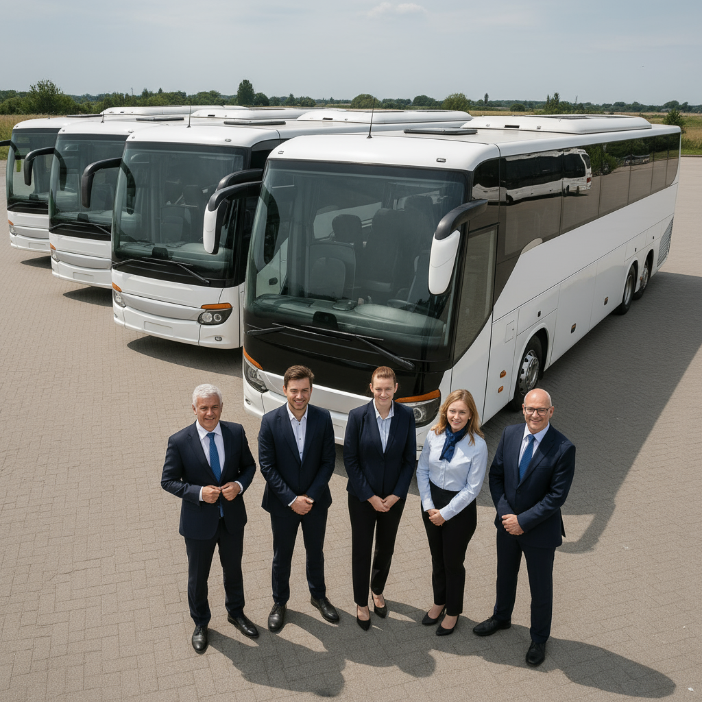 Coach hire Vienna Austria - Modern bus fleet for Austrian transportation
